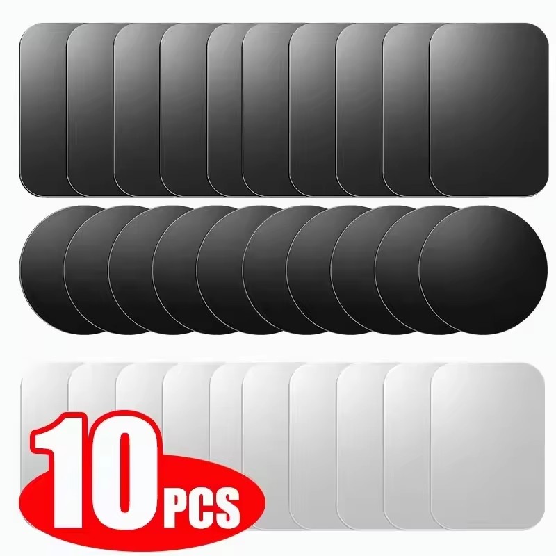 Car Accessories Phone Holder - 5/10pcs Magnetic Metal Plate Disk Car