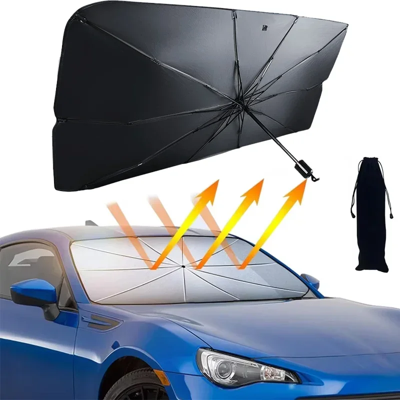 Automatic Car Sunshade - Car Windshield Sunshade Foldable Umbrella Sun