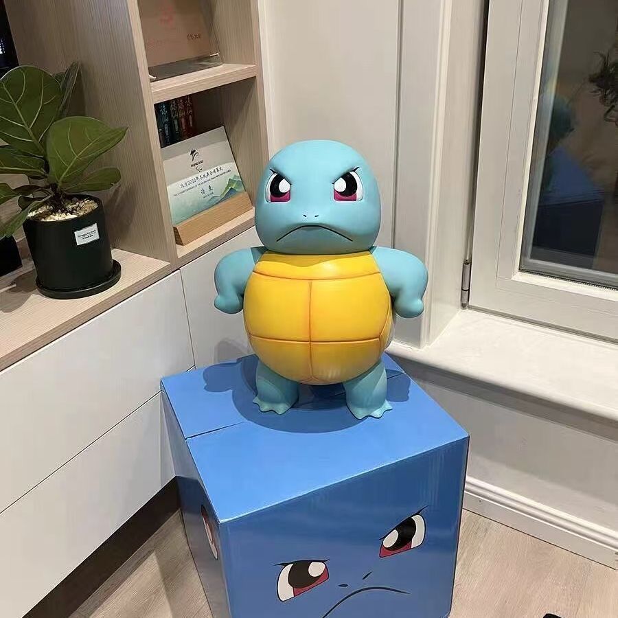 Car Accessories For Decoration - Car-mounted standing proud Squirtle creative car