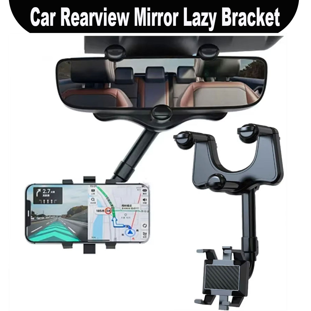 Car Accessories Phone Holder - Multifunctional Car Rearview Mirror Phone Holder