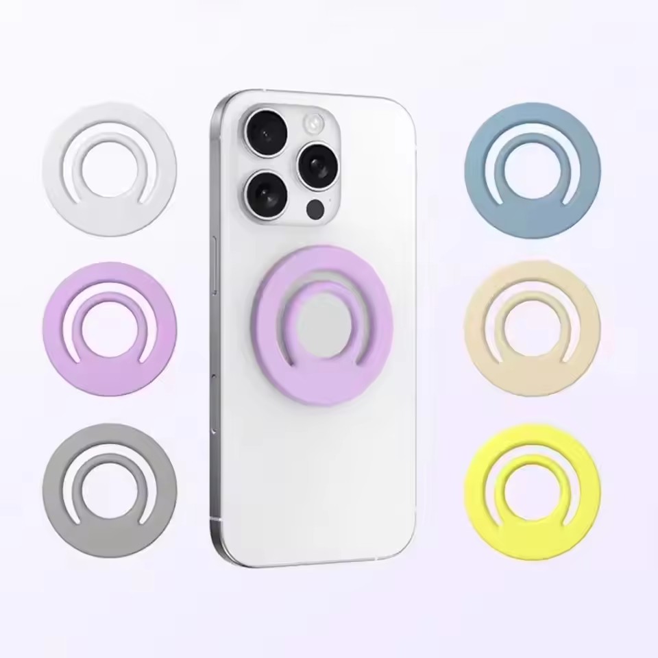 Car Accessories Phone Holder - Magnetic Silicone Stand Finger Ring Car