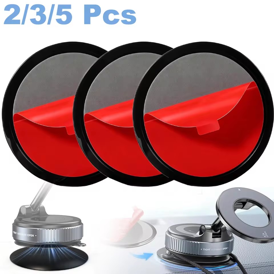 Car Accessories Phone Holder - Universal Dashboard Adhesive Sticky Pad Set