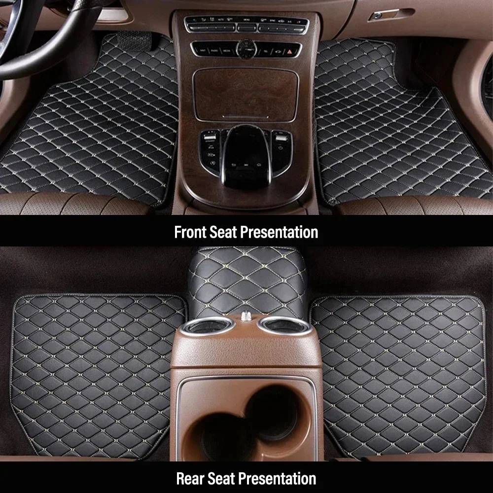 Car Floor Mat Rubber - Car Floor Mats 4PCS Universal PU