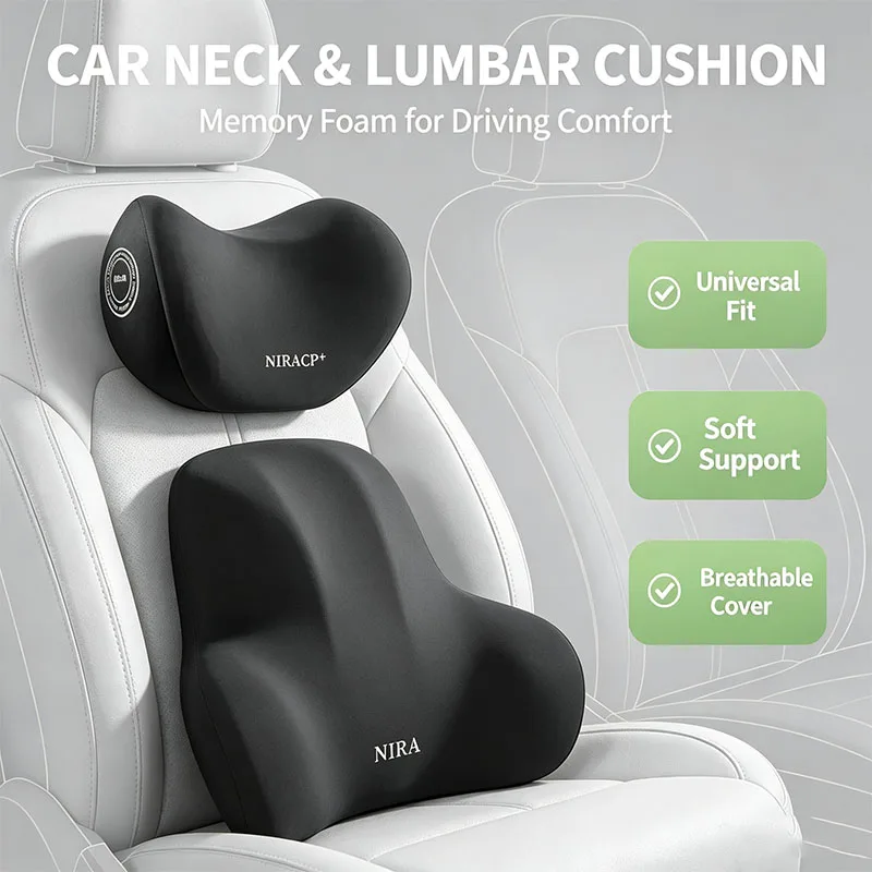 Car Seat Cushion Memory Foam - Memory Foam Car Neck Cushion Neck