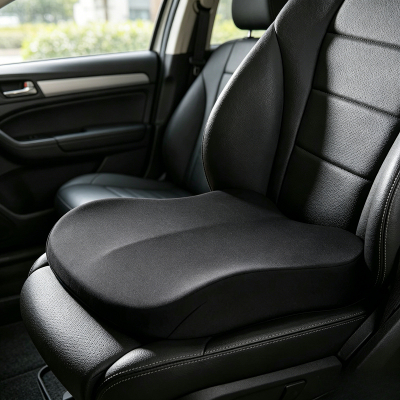 Car Seat Cushion Memory Foam - Car Booster Seat Cushion, Heightening Boost