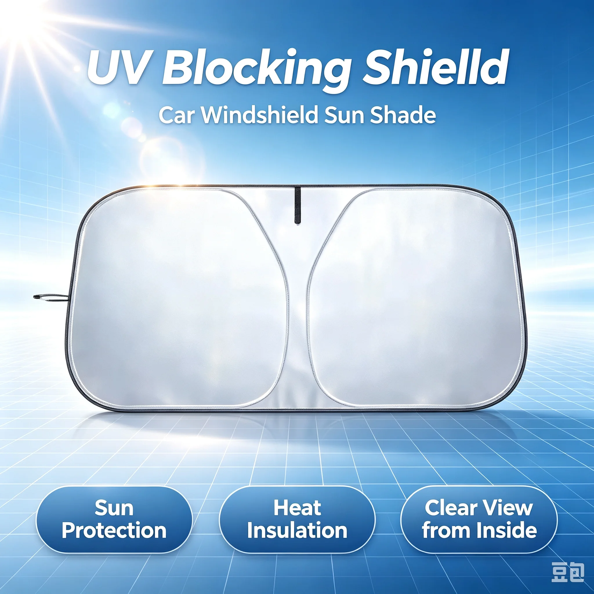 Automatic Car Sunshade - Car Front Window Sunshade UV Protection
