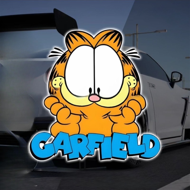 Creative cartoon cute Garfield - Car Accessories For Decoration 评论和价格
