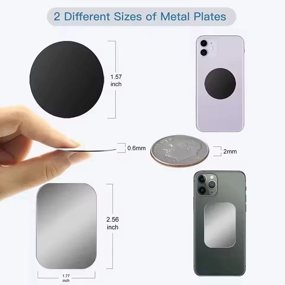 5/10pcs Magnetic Metal Plate D - Car Accessories Phone Holder 评论和价格