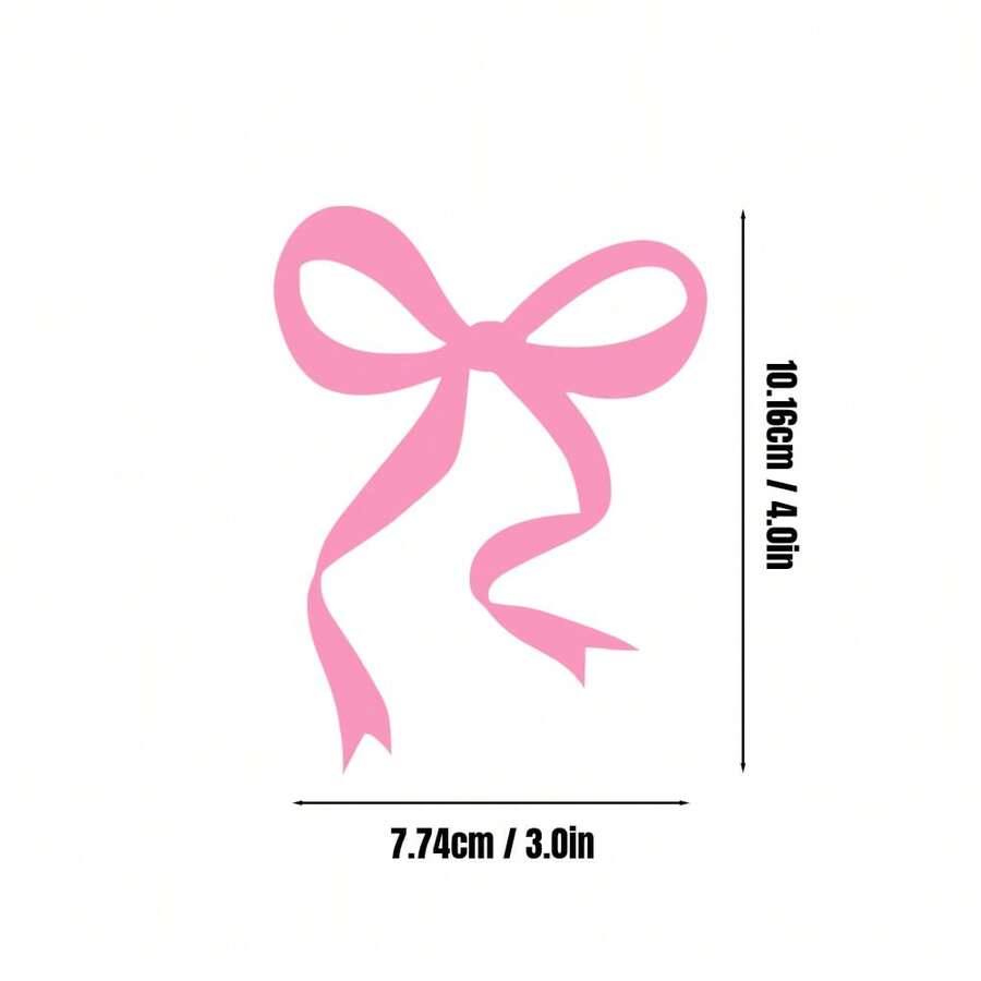 1 Pc Bow Car Decal, Vinyl Girl - Car Accessories Girly 评论和价格