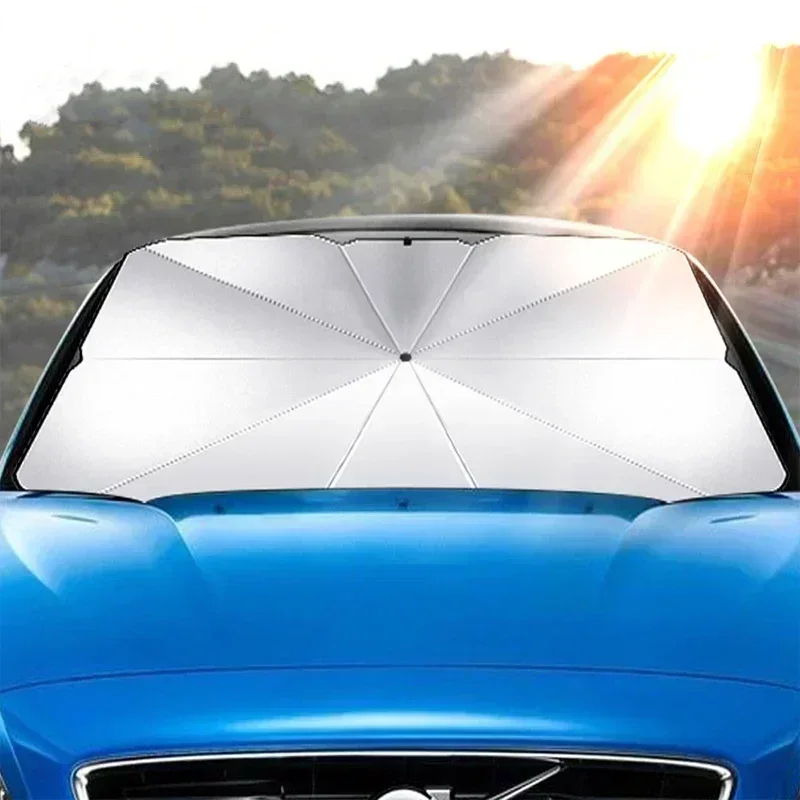 Car Windshield Sunshade Foldab - Automatic Car Sunshade 评论和价格