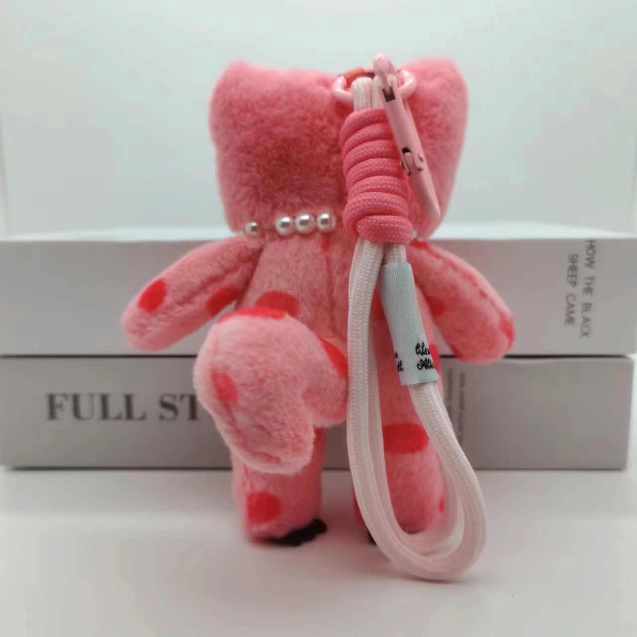 15cm Kawaii Pink Cat Plush Key - Car Accessories Girly 评论和价格