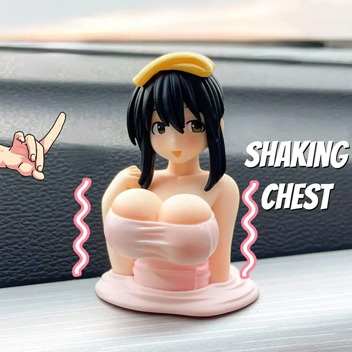 Sexy Anime Shaking Boobs Conso - Car Accessories Girly 评论和价格
