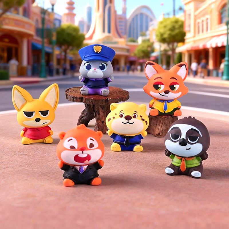 Zootopia resin small figurine  - Car Accessories For Decoration 评论和价格