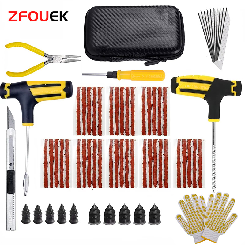 New Car Tire Repair Kit Punctu - Car Emergency Tool Kit 评论和价格
