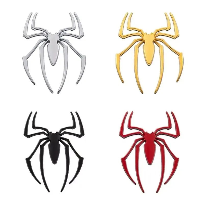 3D metal car stickers, spider  - Car Accessories Sticker 评论和价格