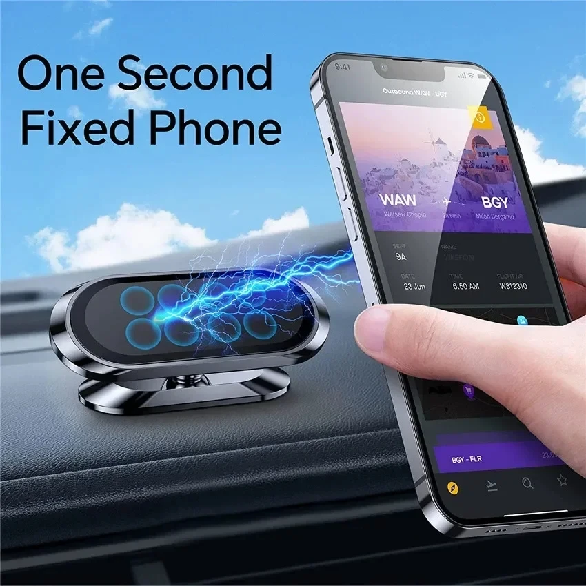 360° Magnetic Car Phone Holder - Car Accessories Phone Holder 评论和价格