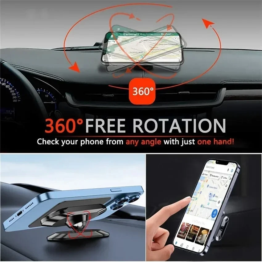 360° Magnetic Car Phone Holder - Car Accessories Phone Holder 评论和价格