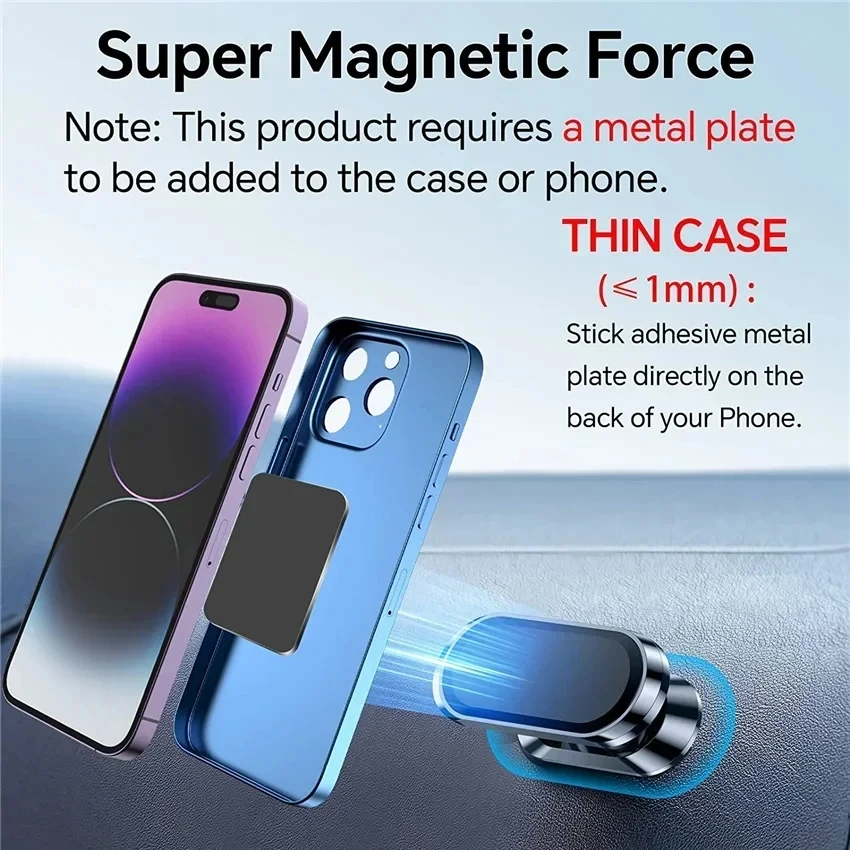 360° Magnetic Car Phone Holder - Car Accessories Phone Holder 评论和价格