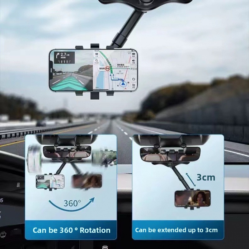 Multifunctional Car Rearview M - Car Accessories Phone Holder 评论和价格