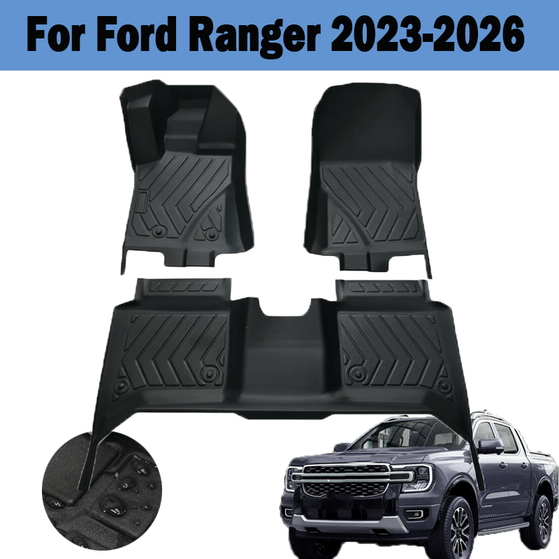 For Ford Ranger 2023-2026 Floo - Car Floor Mat Rubber 评论和价格