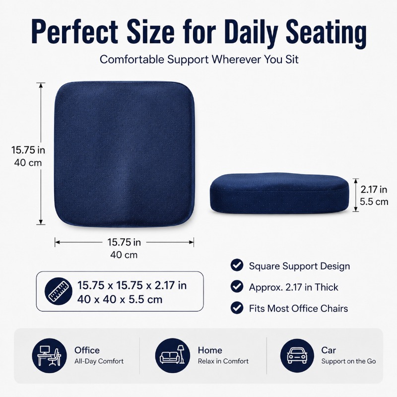 Thick Memory Foam Chair Cushio - Car Seat Cushion Memory Foam 评论和价格