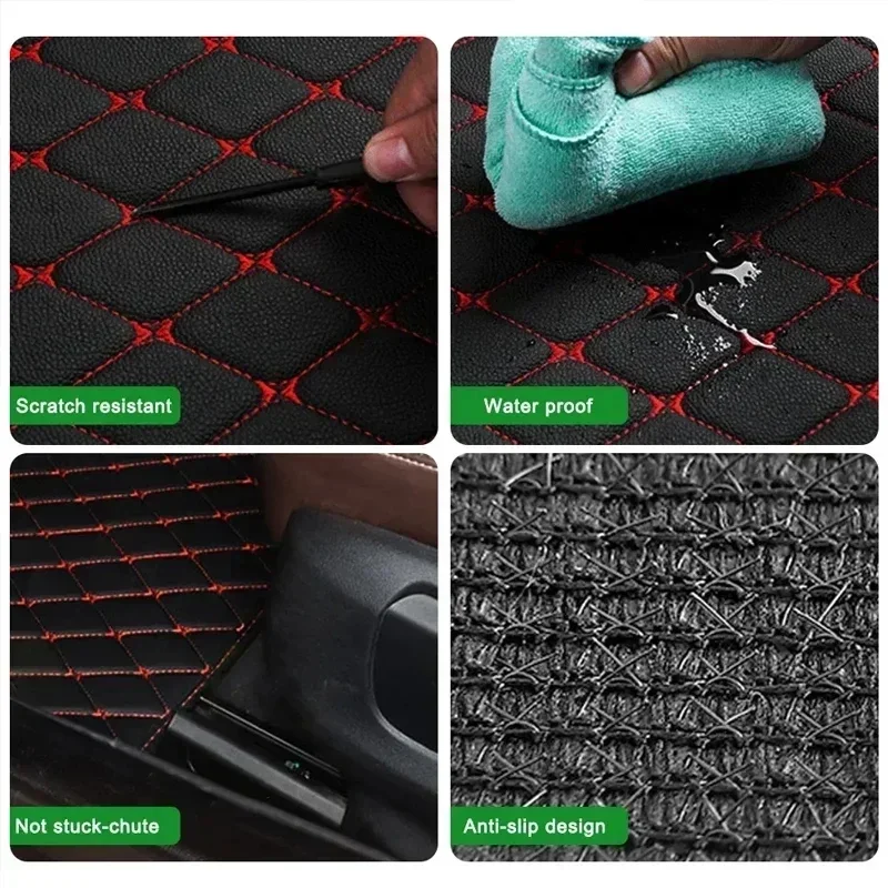 Car Floor Mats 4PCS Universal  - Car Floor Mat Rubber 评论和价格