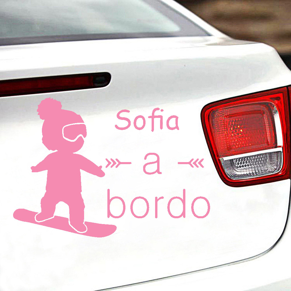 1pc Vinyl baby a bordo colorfu - Car Accessories Sticker 评论和价格