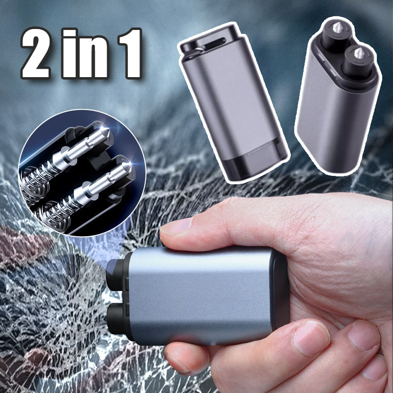Car Safety Hammer 2-in-1 Windo - Car Emergency Tool Kit 评论和价格