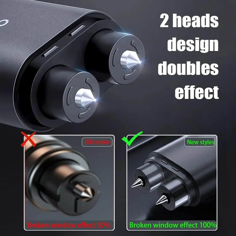 Car Safety Hammer 2-in-1 Windo - Car Emergency Tool Kit 评论和价格