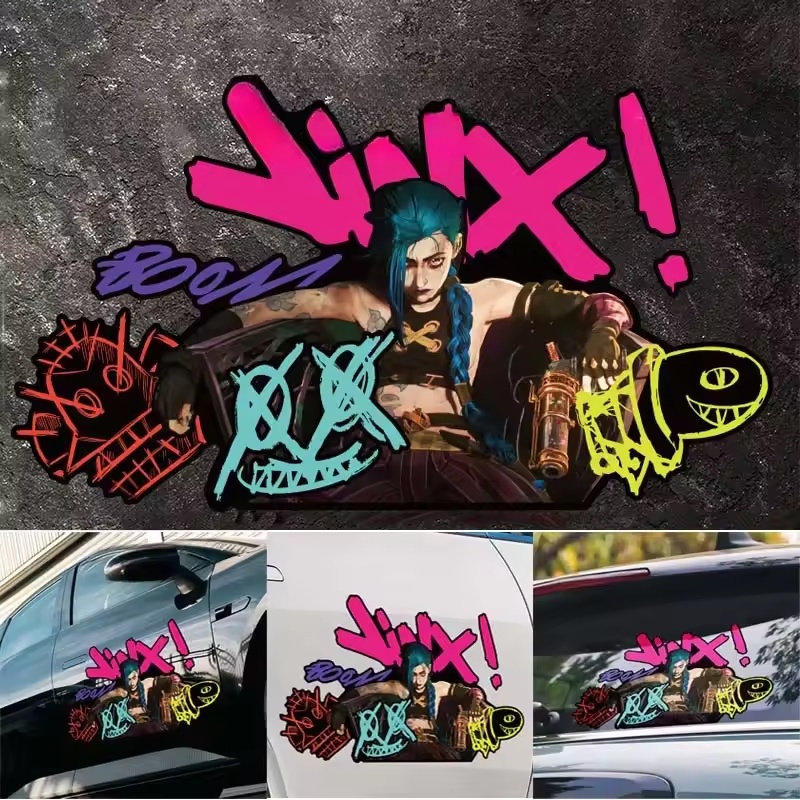 Arcane Jinx Graffiti Reflectiv - Car Accessories For Decoration 评论和价格