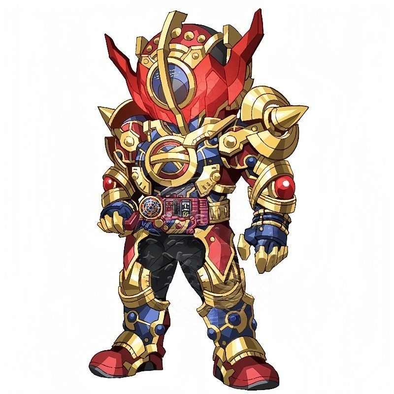 Kamen Rider chibi anime mercha - Car Accessories Sticker 评论和价格
