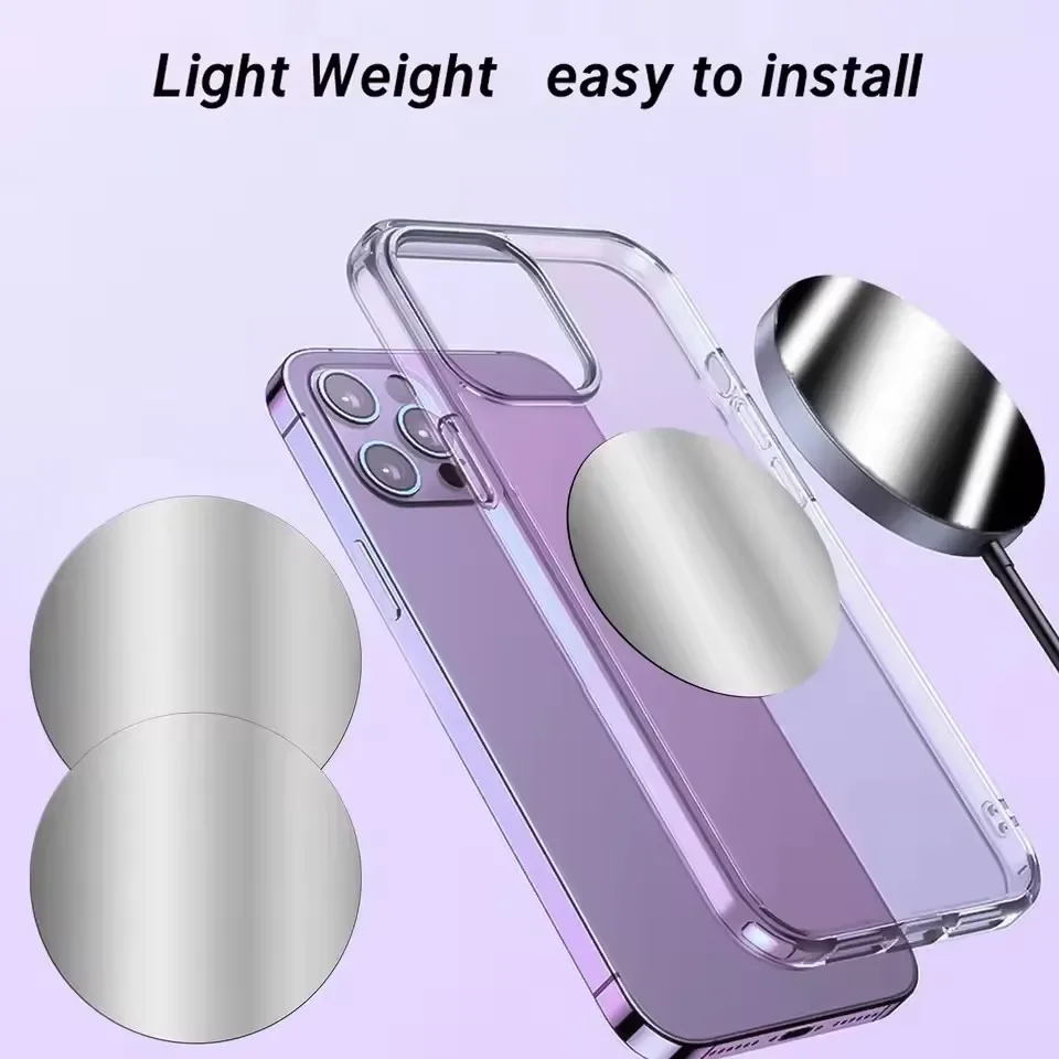 1-5PCS 8CM Magnetic Metal Plat - Car Accessories Phone Holder 评论和价格