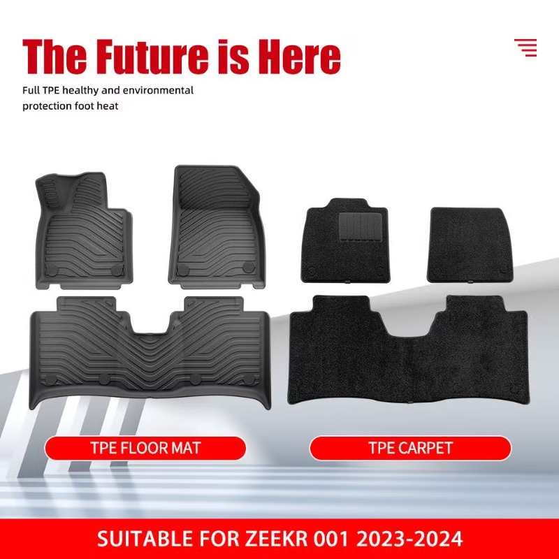 Rear Trunk Mat for Zeekr 001 2 - Car Floor Mat Rubber 评论和价格