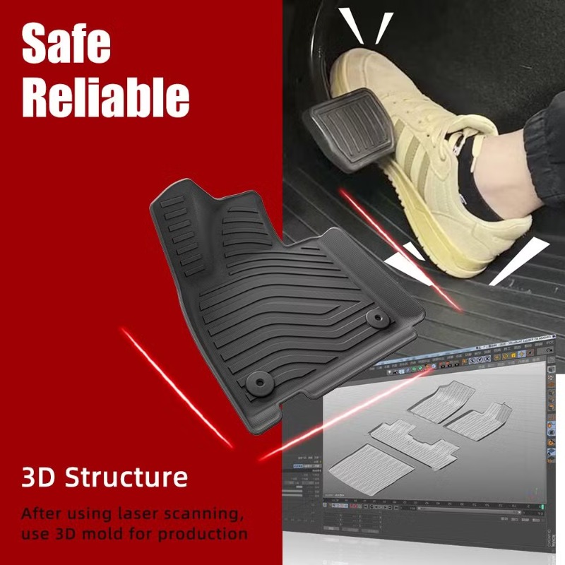 Rear Trunk Mat for Zeekr 001 2 - Car Floor Mat Rubber 评论和价格