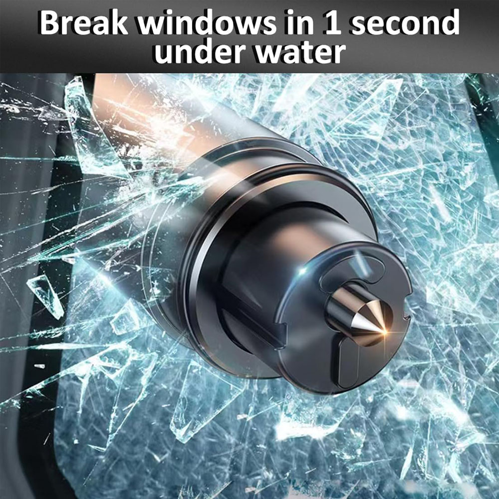 2 In 1 Car Safety Hammer Mini  - Car Emergency Tool Kit 评论和价格
