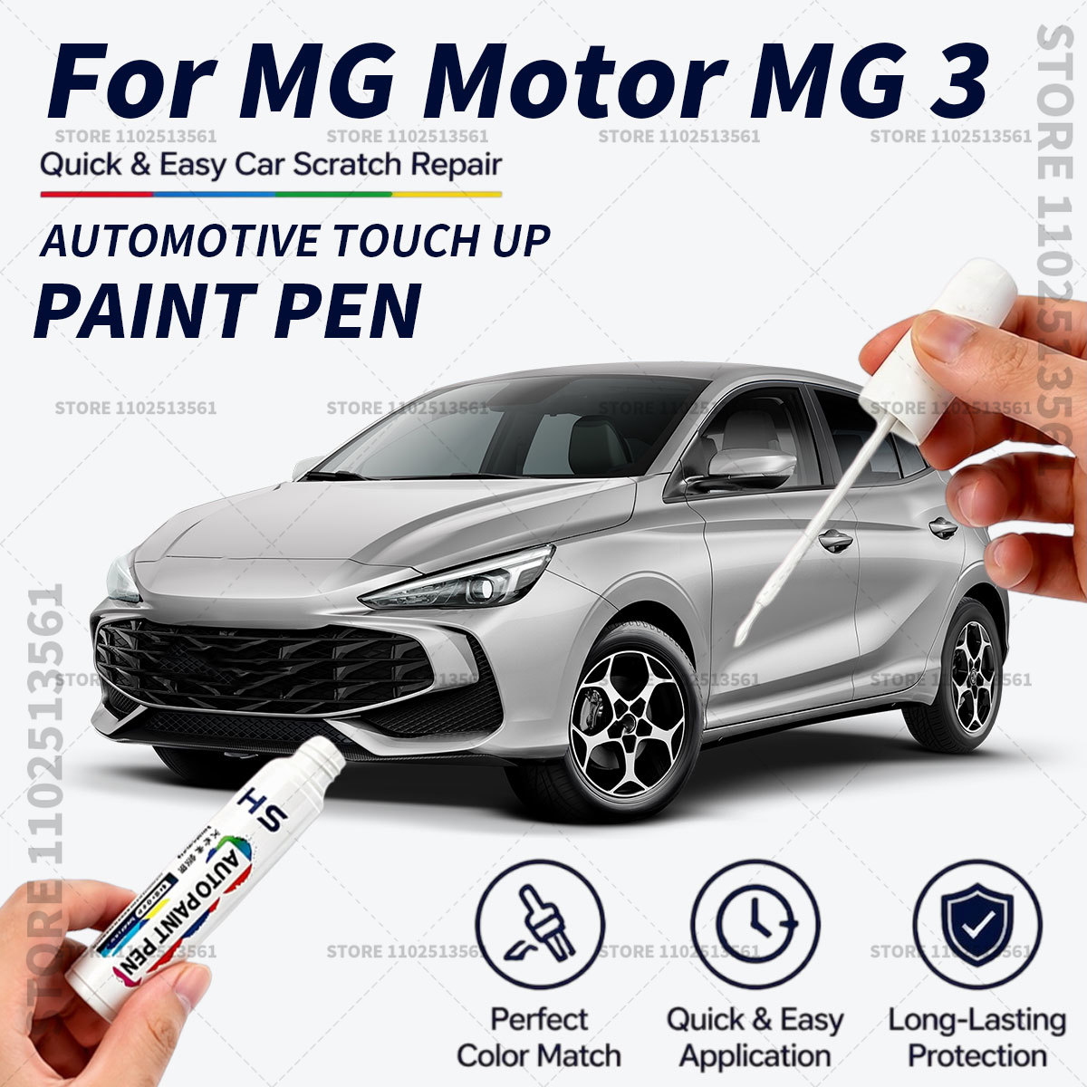 For 2011-2026 MG Motor MG 3 To - Car Scratch Remover Pen 评论和价格
