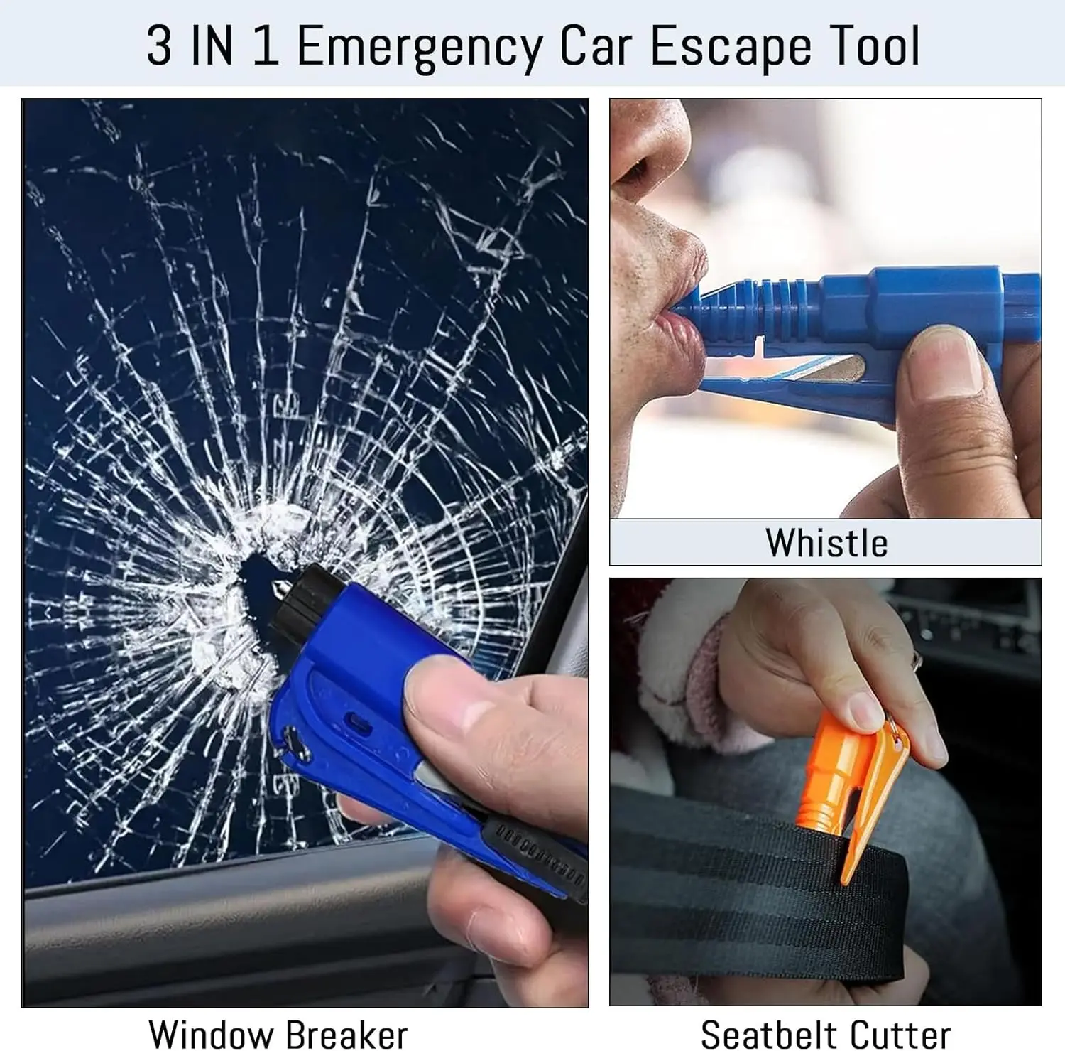Safety Hammer Car Escape Tool  - Car Emergency Tool Kit 评论和价格