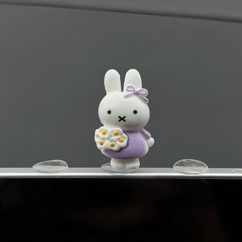 Kawaii Miffy Mini Figure Car D - Car Accessories Girly 评论和价格