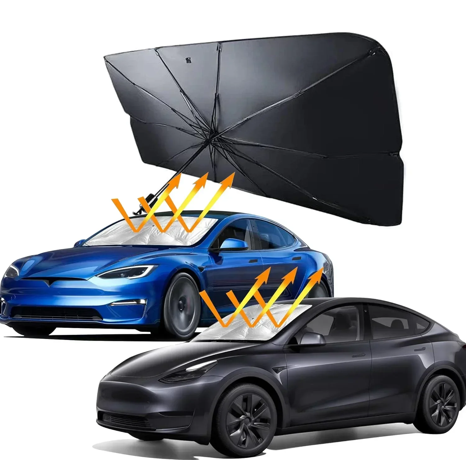 Car Windshield Sunshade Foldab - Automatic Car Sunshade 评论和价格