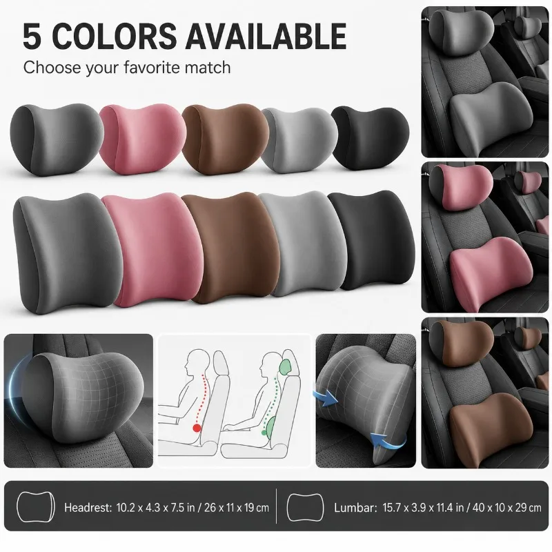 Car Seat Accessories Car Headr - Car Seat Cushion Memory Foam 评论和价格