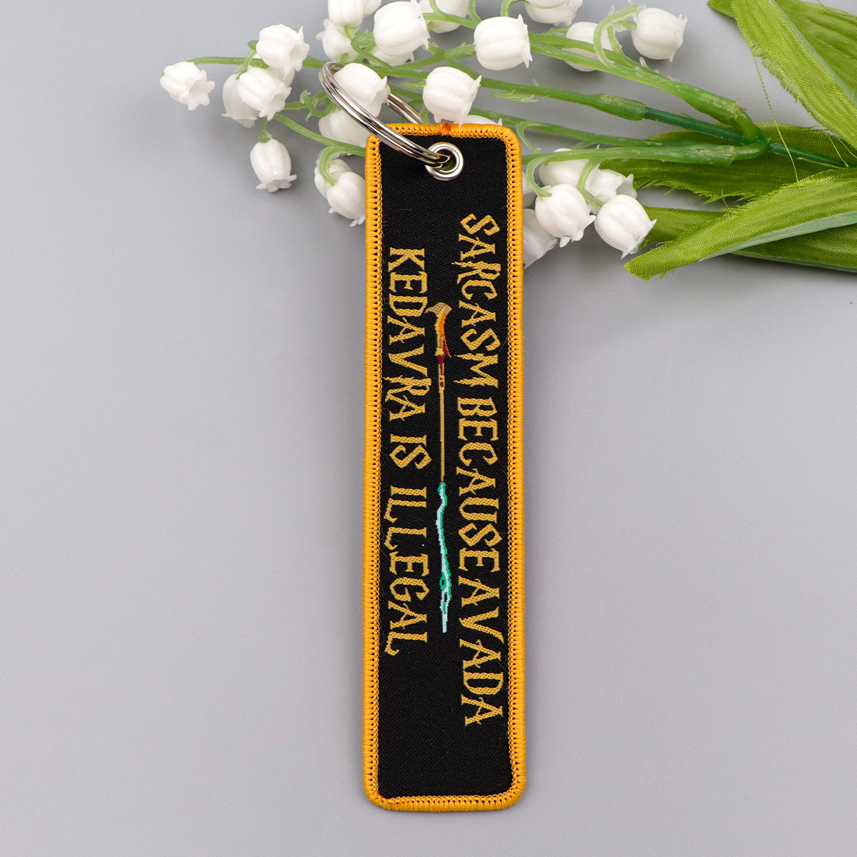 Music Is My Drug Embroidery Ke - Car Accessories Quotation 评论和价格