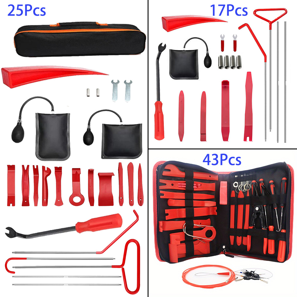 43/25/17Pcs Car Air Wedge Pump - Car Emergency Tool Kit 评论和价格
