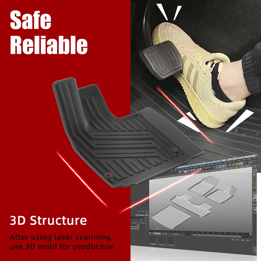 Custom New TPE 3D Waterproof C - Car Floor Mat Rubber 评论和价格