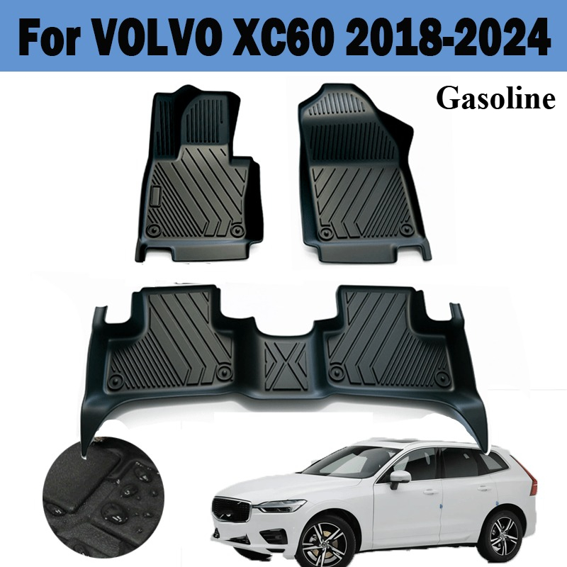 For VOLVO XC60 Gasoline 2018-2 - Car Floor Mat Rubber 评论和价格