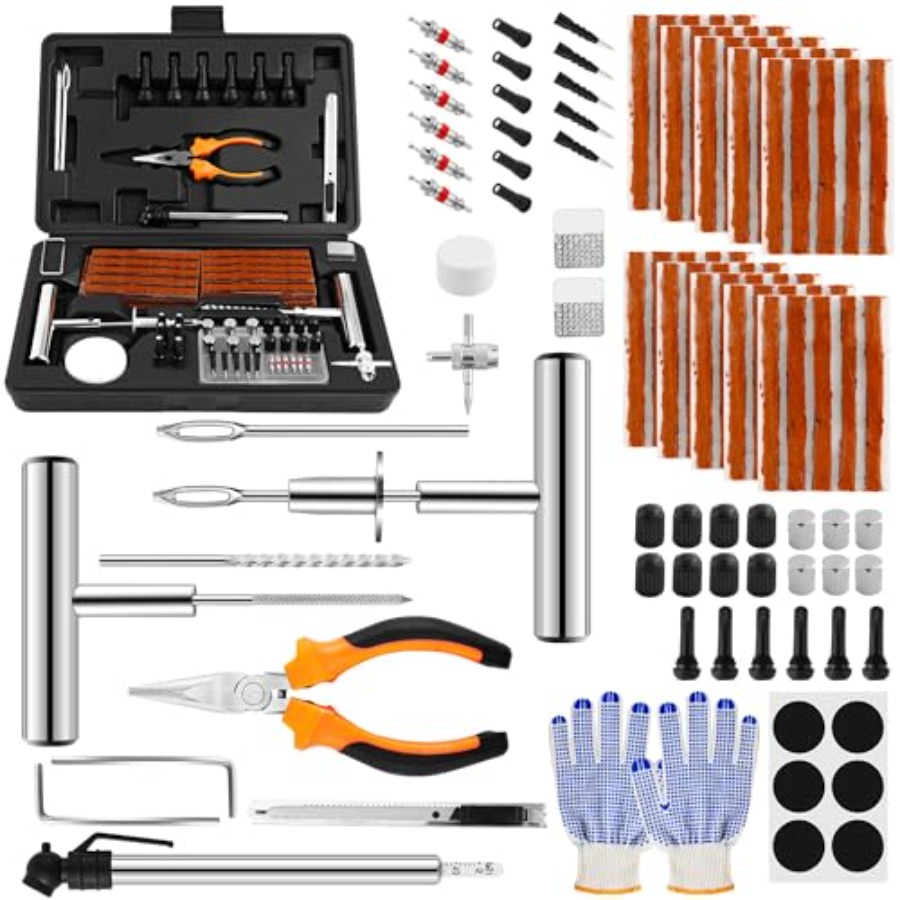 Solid Stainl Steel Tire Repair - Car Emergency Tool Kit 评论和价格