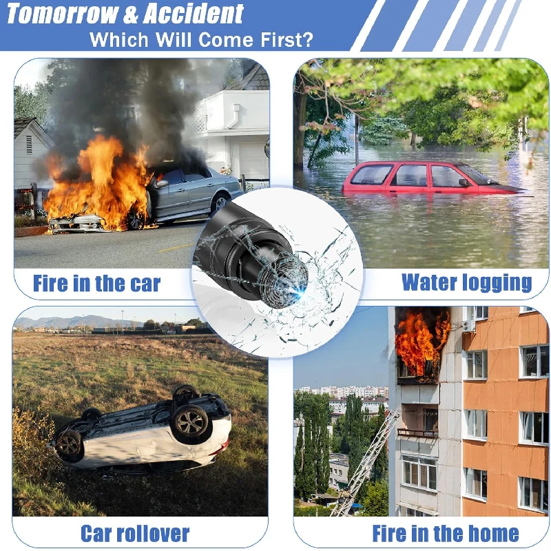 2-in-1 Car Safety Hammer Emerg - Car Emergency Tool Kit 评论和价格