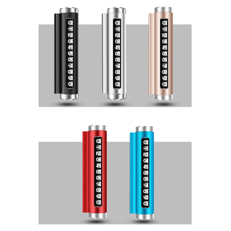 Metal Car Temporary Parking Ca - Car Accessories Sticker 评论和价格