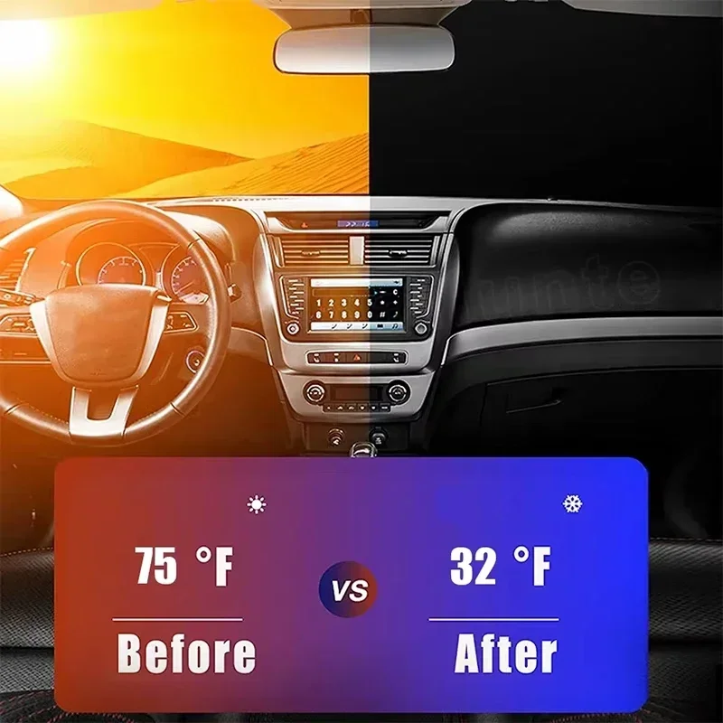 Car Front Window Sunshade UV P - Automatic Car Sunshade 评论和价格